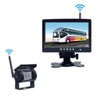 7 Inch TFT LCD Wireless Digital Car Rear View Camera Kit with Monitor Night Vision Camera for Truck Bus truck dvr camera system